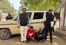 घर से आभूषण व नगदी चोरी के मामले में अपराध शाखा सिकरोना ने दो आरोपियों को किया गिरफ्तार